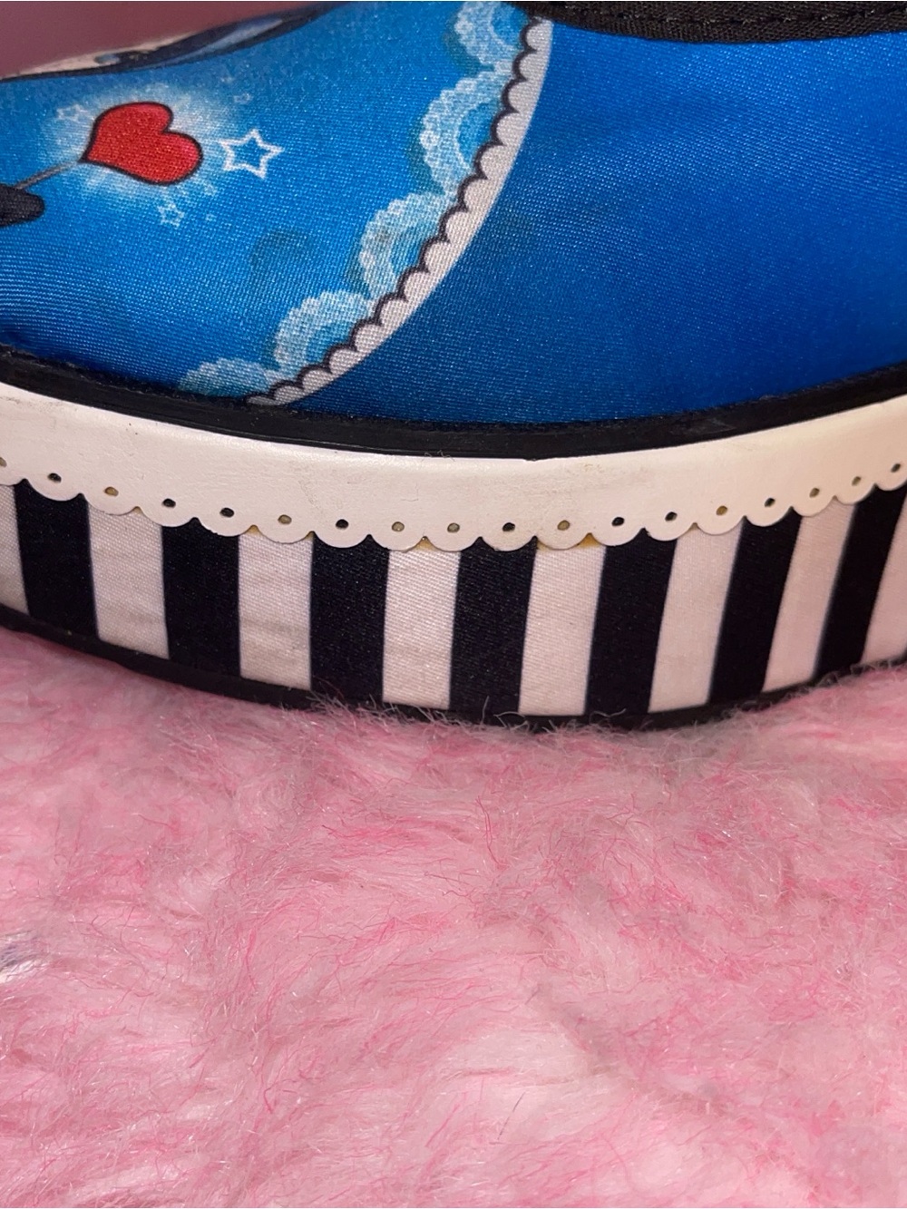 RARE Hot chocolate Design Alice In Wonderland flats Lolita Goth 8 Victorian - Picture 8 of 9